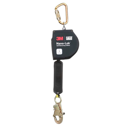 3M™ DBI-SALA® 3100260 Nano-Lok™ Extended Length 20ft SRL, Dyneema™ with Steel Snap Hook , ANSI Class 1