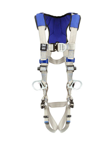 3M DBI-SALA ExoFit X100 Comfort Vest Climbing/Positioning Safety Harness with Front, Back and Hip D-Rings, Quick Connect Chest Buckle, Quick Connect Leg Straps