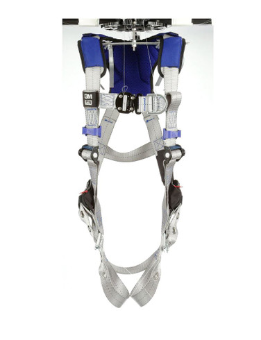 3M DBI-SALA ExoFit X100 Comfort Climbing Vest Safety Harness, Quick Connect Chest Buckle, Tongue and Buckle Leg Straps