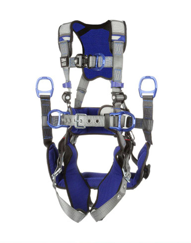 3M DBI-SALA ExoFit X200 Comfort Tower Climbing/Positioning Suspension Safety Harness with Quick Connect Chest Buckle, Quick Connect Padded Leg Straps