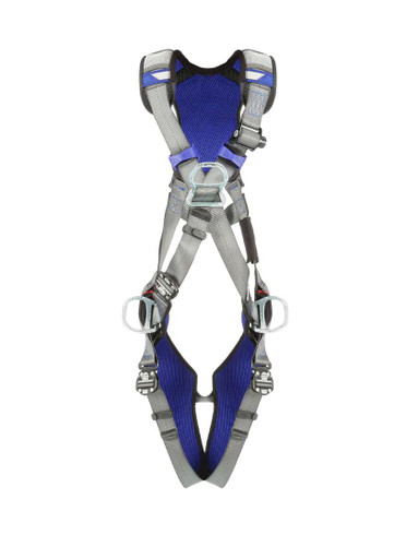 3M DBI-SALA ExoFit X200 Comfort Cross-Over Climbing/Positioning Safety Harness with Quick Connect Chest Buckle, Quick Connect Leg Straps