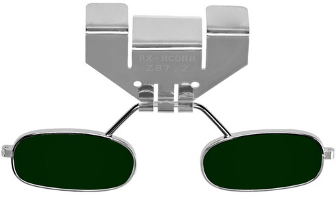 Welding Hard Hat Half Eye Clip-On Flip-Up Foundry Eyewear, 880LF