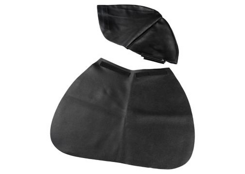 MSA Optrel Black Leather Head and Neck Protector , MFG #10246310