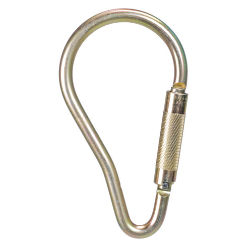 MSA Steel Carabiner, 2.1" Gate Opening, Auto Locking, Mfg# 10089209