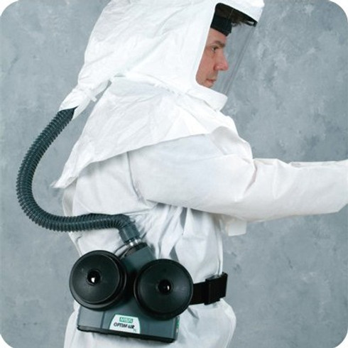 MSA 10081116 OptimAir TL PAPR Kit for Tyvek Hoods, Standard Battery, Breathing Tube, Charger, Belt