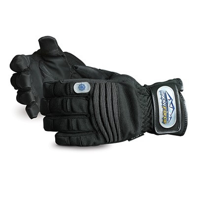 Cimco Winter Soft 141240 Guanti Da Lavoro In Vinile – Taglia 8 (M), Colore Rosso Scuro/Nero, EN 388