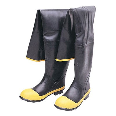 Durawear Black Rubber Hip Wader Boots – Steel Toe, 32.5  display picture 3