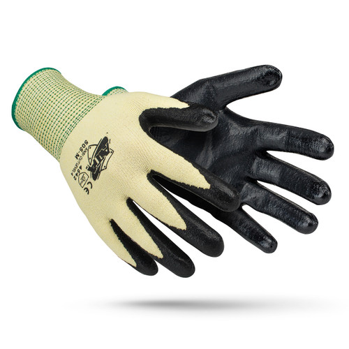 Airgas - B1399NFWPCP-11 - SHOWA™ Size 11 Heavy Duty Natural Rubber Palm Coated  Work Gloves With Cotton Liner And Gauntlet Cuff