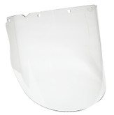 MSA V-Gard® Heavy Duty Visor with High Performance Anti-Fog and Anti-Scratch Coating, Molded, Clear, 10.375" x 17" x 0.98", Mfg# 10115853