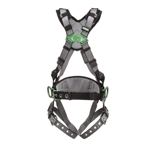 1 Back D-Ring MSA 10041518 TechnaCurv Full Body Pullover Style Harness with Qwik-Fit Leg Strap Standard 1 Back D-Ring MSA 10041518 TechnaCurv Full Body Pullover Style Harness with Qwik-Fit Leg Strap Standard