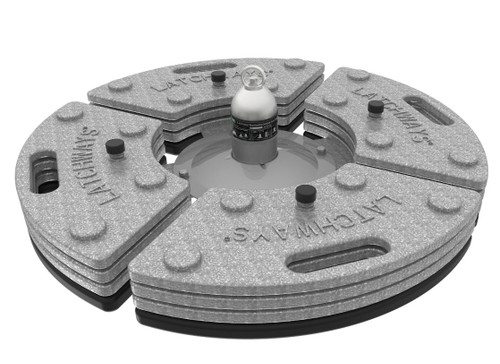 MSA 65644-00 Latchways Freestanding Constant Force Post Anchor