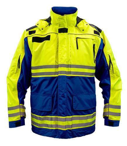 GAME 3555 Hi-Viz Class 2 Rescue Jacket – Royal Blue, ANSI