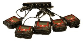 Multi Unit Rki Charger RKI Instruments 5-unit Charger Adapter Cables with Connector Bar for GX ...