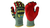 Pyramex GL612C Insulated Winter Glove, ANSI Cut Level 6 & Impact 2, Sandy Nitrile Coated, 1 Pair