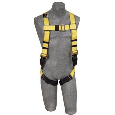 3M DBI-SALA Delta Vest-Style Full Body Harness 1103321, Universal (S/M/L/XL), Pass-Thru Buckles, Back D-Ring