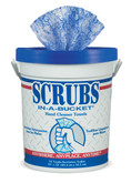 ITW Dymon Scrubs-In-A-Bucket Hand Cleaner Towels, Dispenser Top, 72 towels per bucket, Mfg# 42272