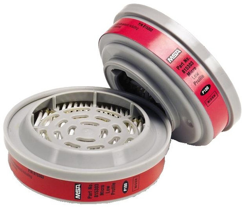 MSA P100 Low Profile Advantage Series Cartridges, 1 Pair/Package