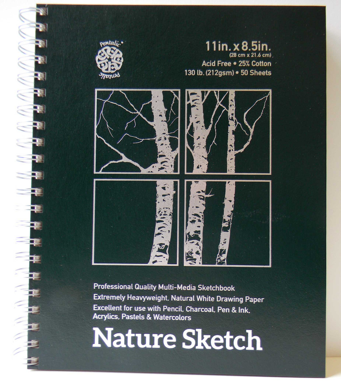 Pentalic Nature Sketch Pad 8.5x11 - Wet Paint Artists' Materials and  Framing