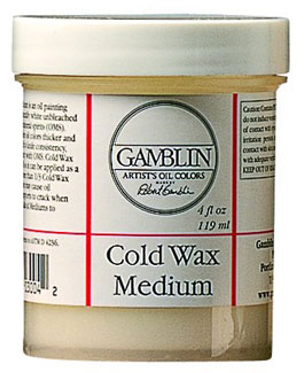 Gamblin Cold Wax Medium 4oz - Wet Paint Artists' Materials and Framing