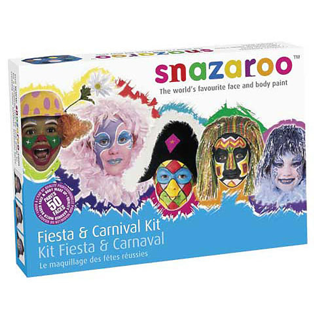 Snazaroo Face Painting Palette Kits - Rainbow (8 Colors) 