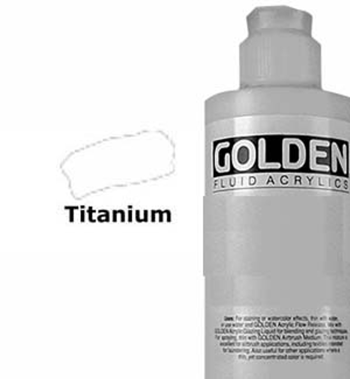 Golden Fluid Acrylics 1oz Titanium White
