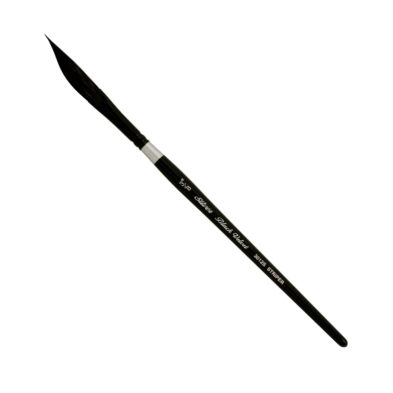 Silver Brush Black Velvet Watercolor Brush Dagger Striper 3/8