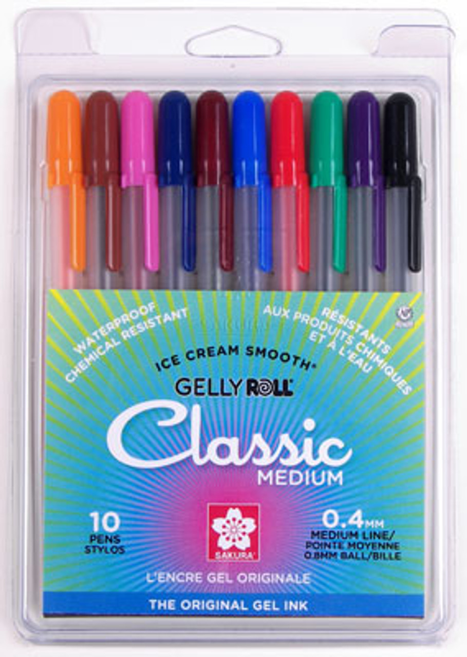 Sakura Gelly Roll Pen - Metallic Burgundy, Medium Tip