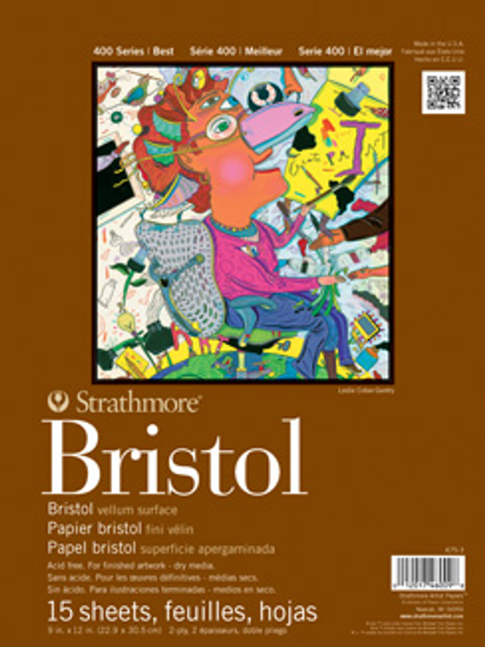 Strathmore Bristol Vellum 400 9x12 - Wet Paint Artists' Materials and  Framing