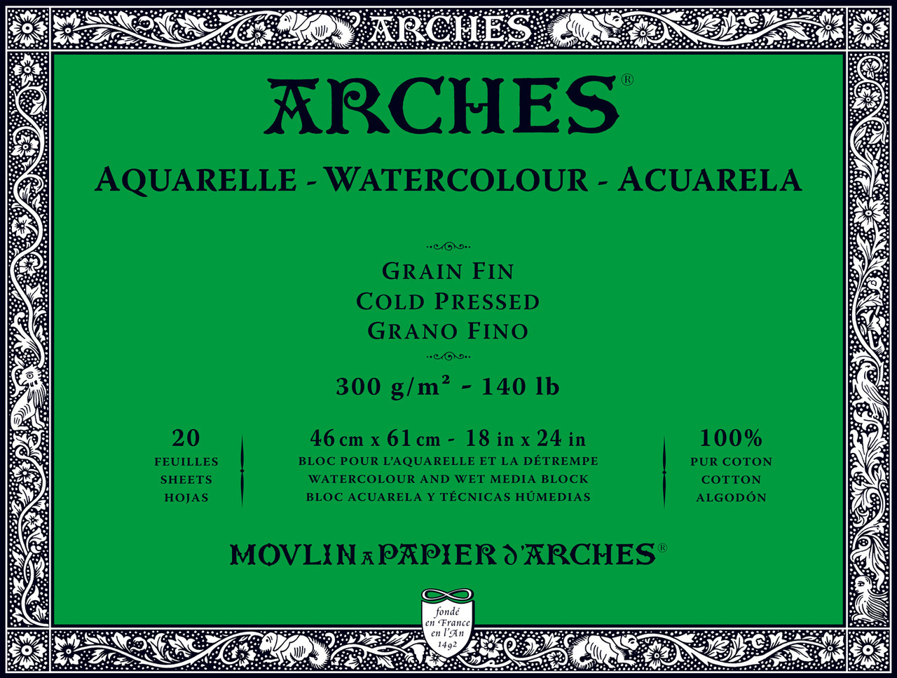 Arches 140lb Watercolour Paper Blocks