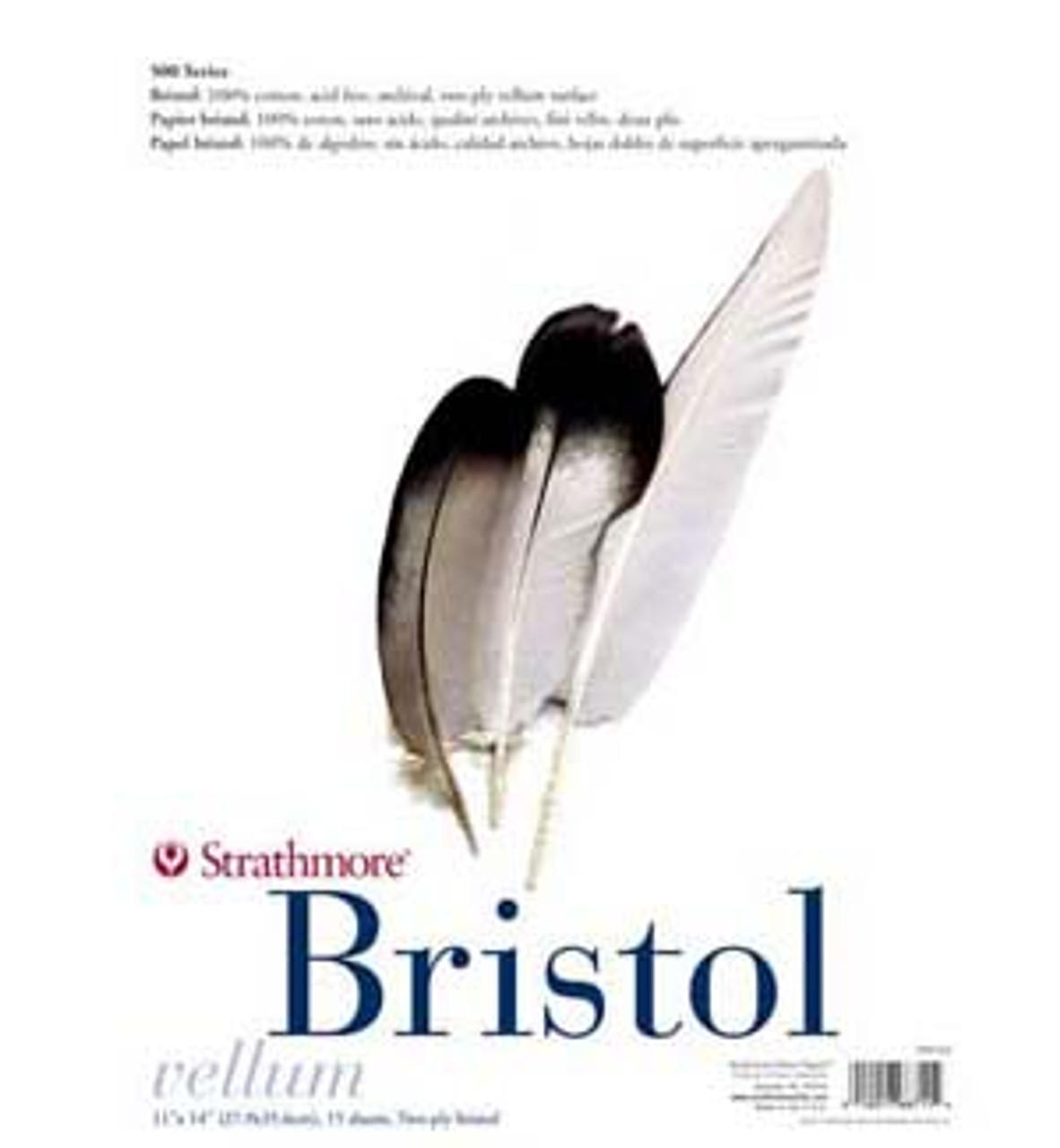 Strathmore Bristol Paper Pad 500 Series 11 x 14 Plate