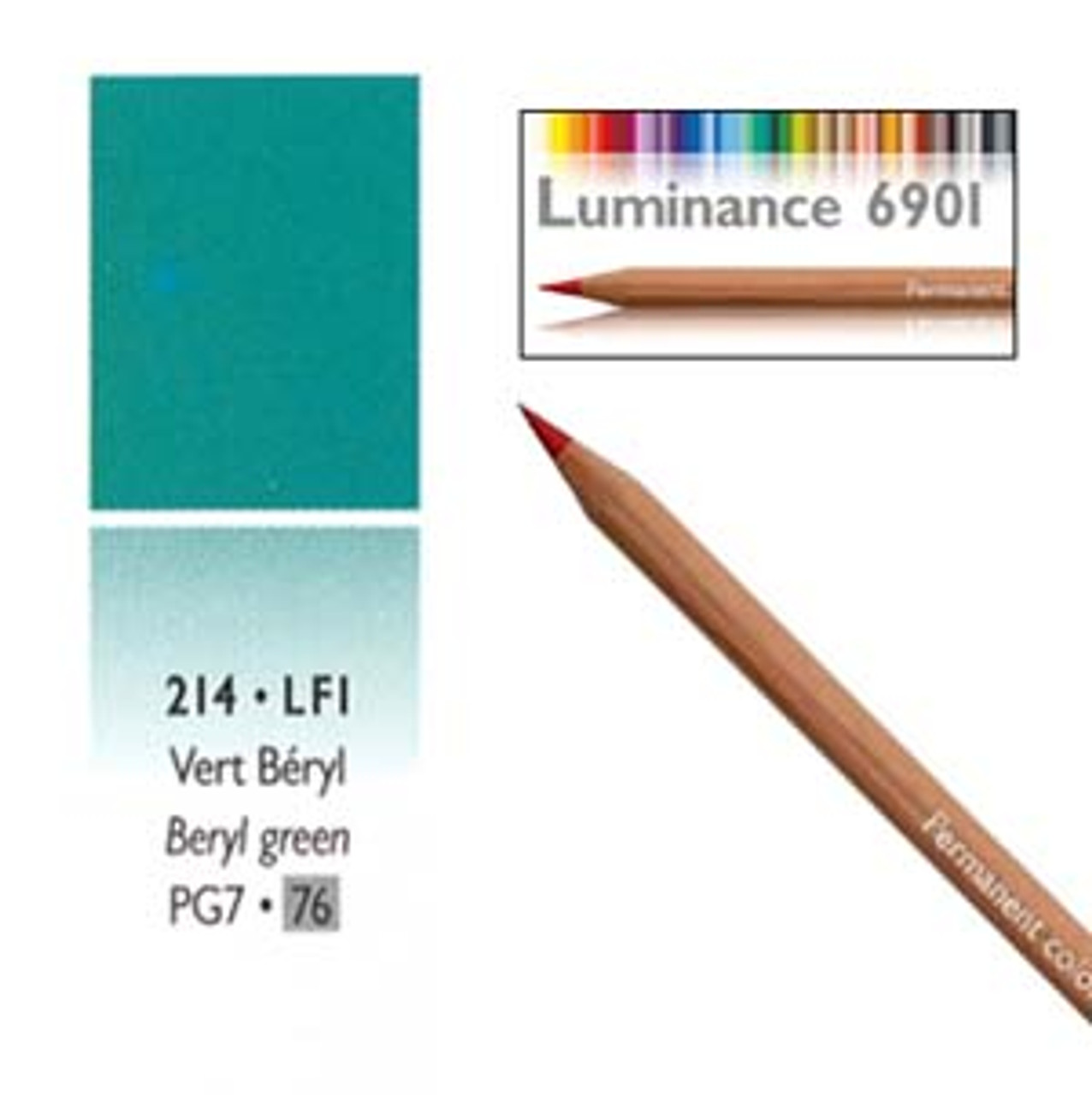 Caran D'Ache Color Pencil Set - Luminance 6901 Lightfast Colored Pencil Set  of 72 Assorted Colors 