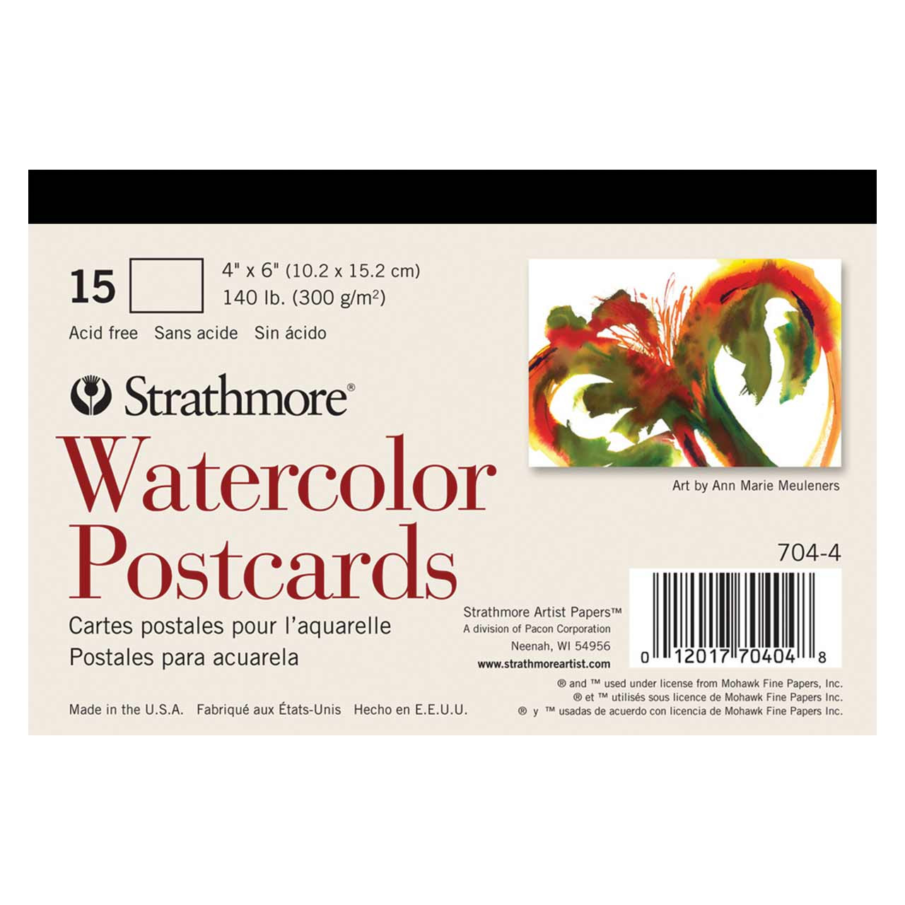 Strathmore Watercolor Cards 5x7 50pk - Wet Paint Artists