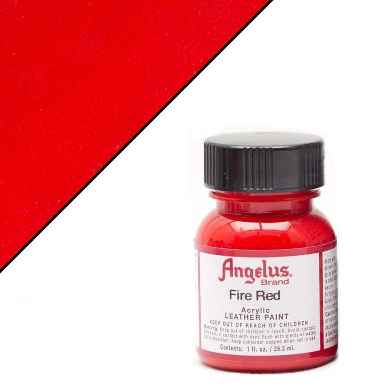Angelus Leather Paint 1oz Fire Red 