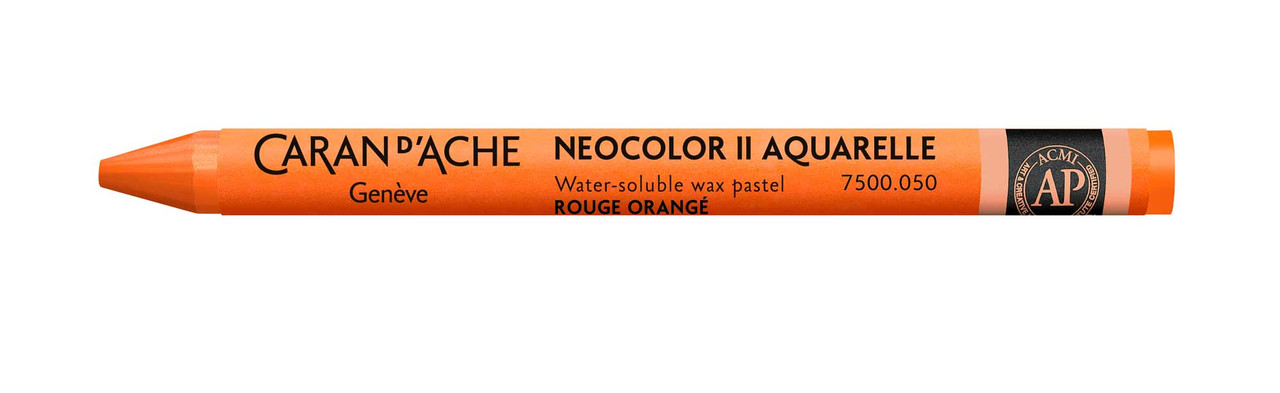 Caran d'Ache Neocolor II .050 Flame Red - Wet Paint Artists