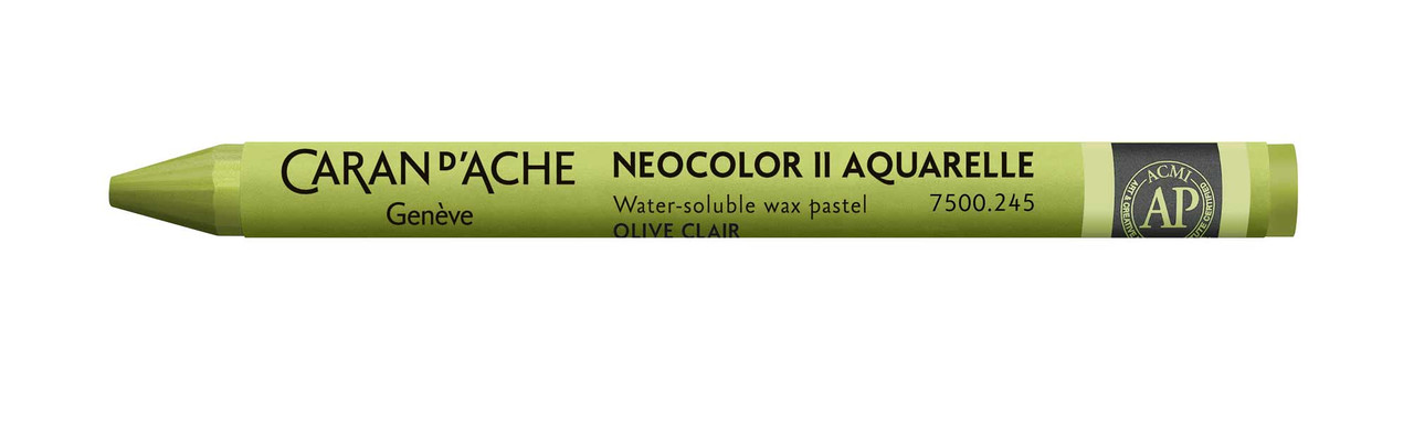 Caran d'Ache Neocolor II Water-Soluble Wax Pastels - Light Olive