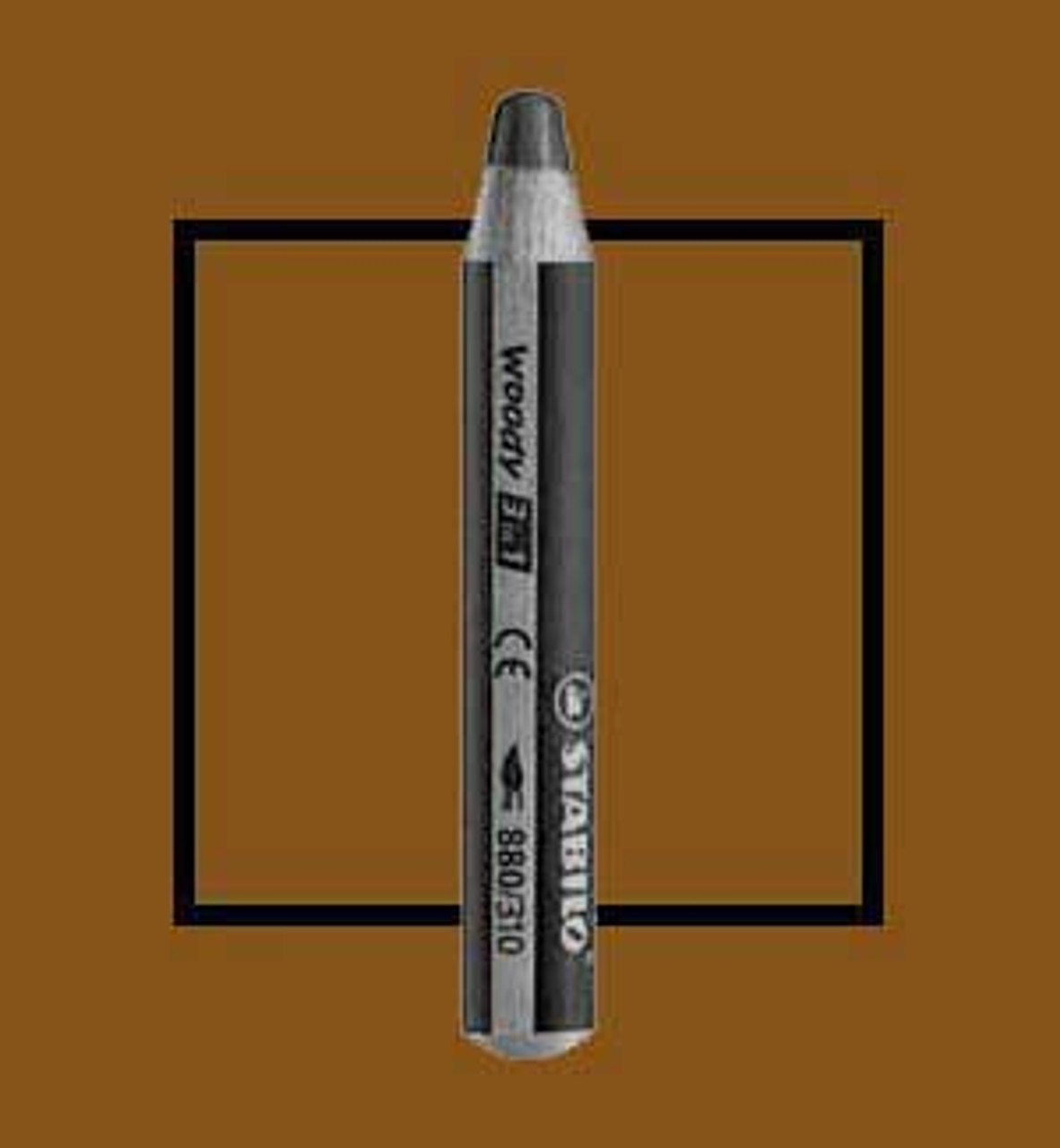 Stabilo Woody 3 in 1 Color Pencil - Brown 880/630