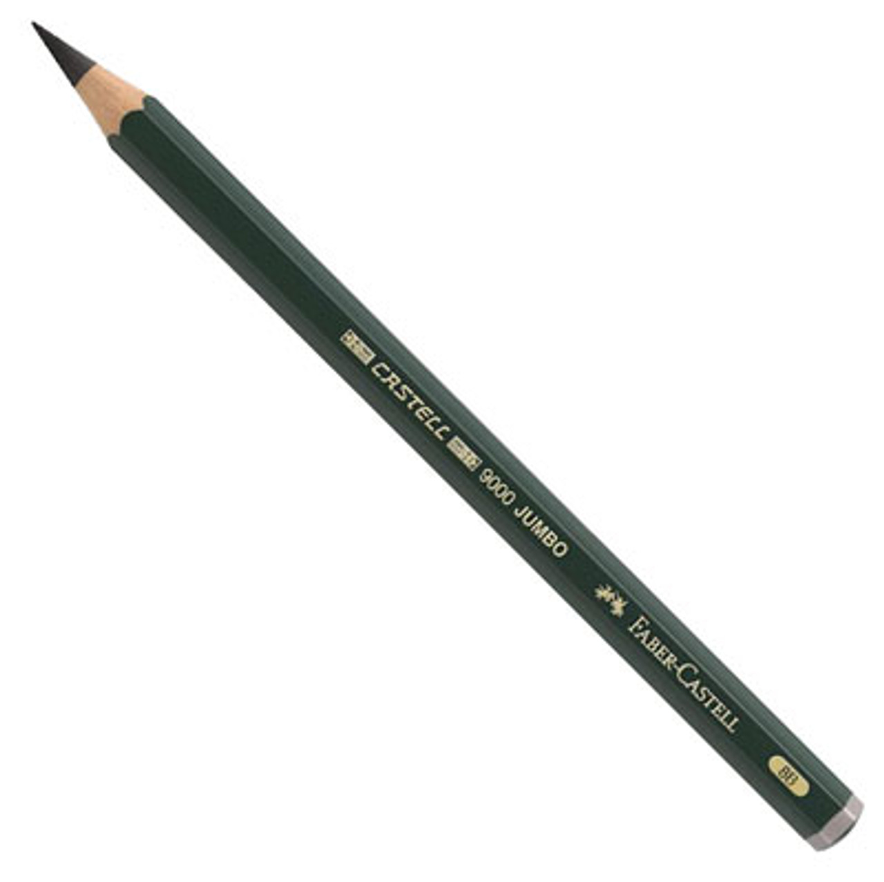  Faber-Castell 9000 Jumbo Graphite Pencil Set - 2 Graphite  Sketch Pencils (2B, 4B), Double Hole Pencil Sharpener, Dust Free Art Eraser  - Graphite Pencils for Drawing, Sketching and Shading 