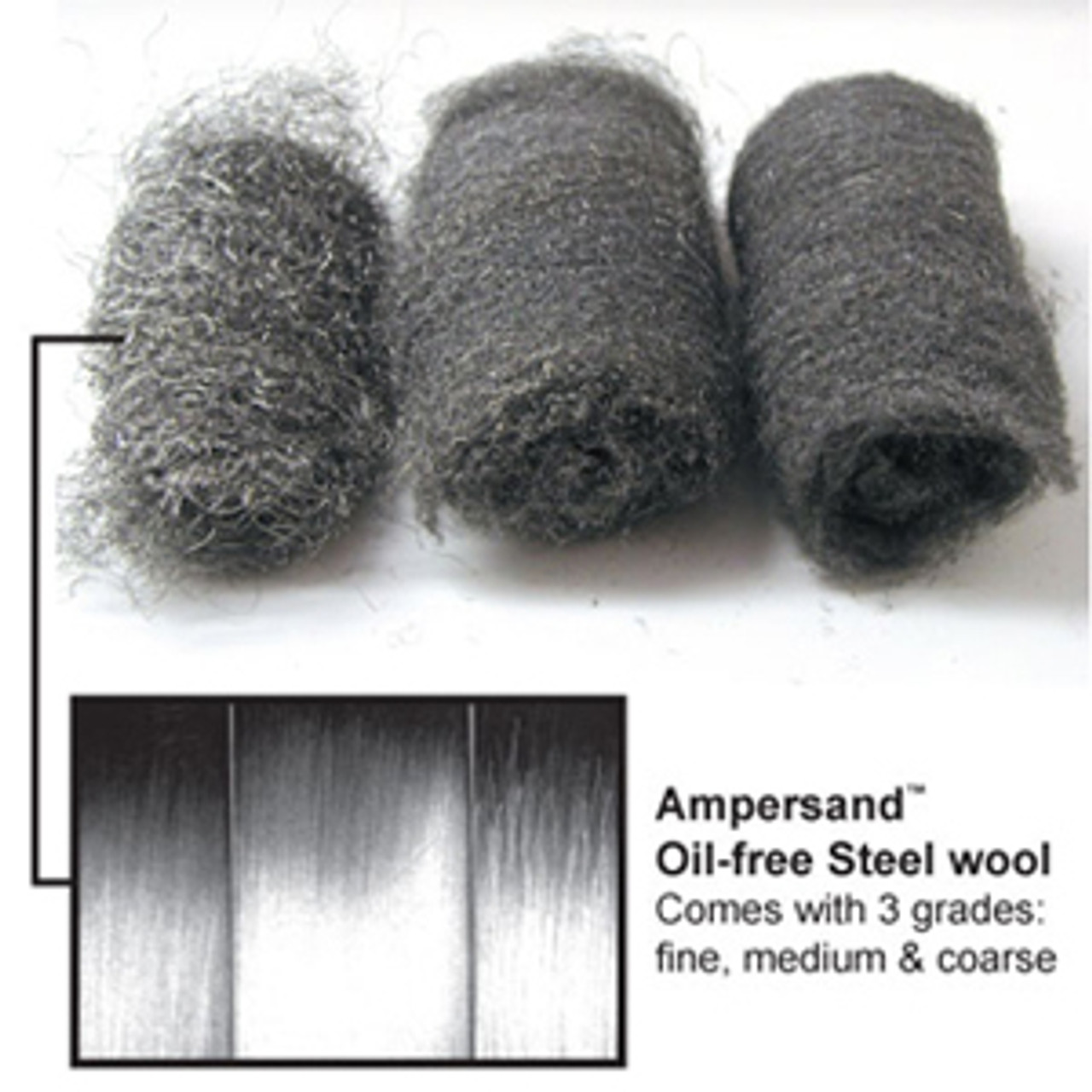 Ampersand Ampsteel Artist-Grade Oil-Free Steel Wool