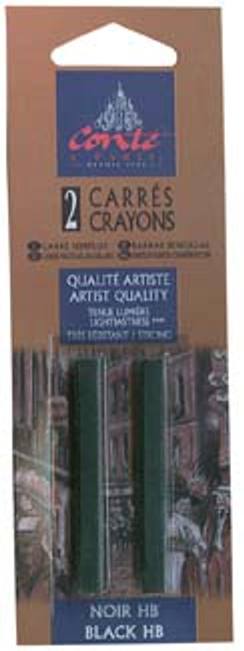 Conte Crayon 2-Pack (Traditional): Black HB - Wet Paint Artists' Materials  and Framing