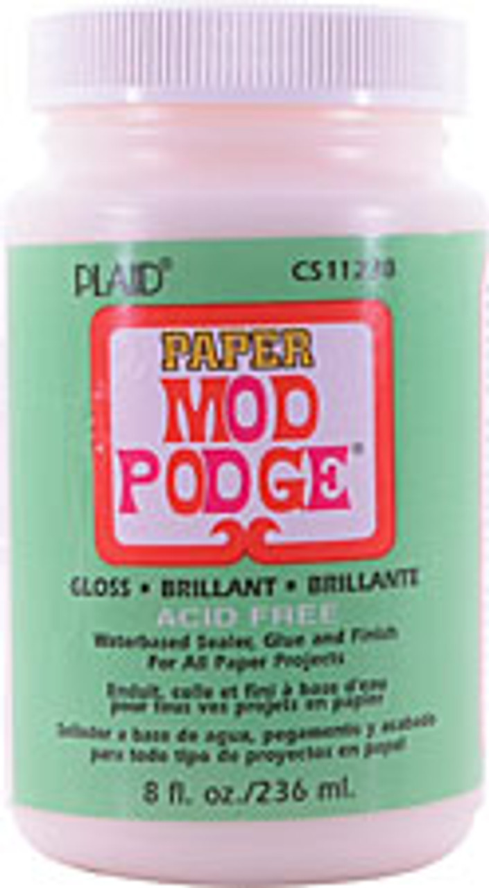 Mod Podge for Paper Gloss Finish 8oz Jar - Wet Paint Artists' Materials and  Framing