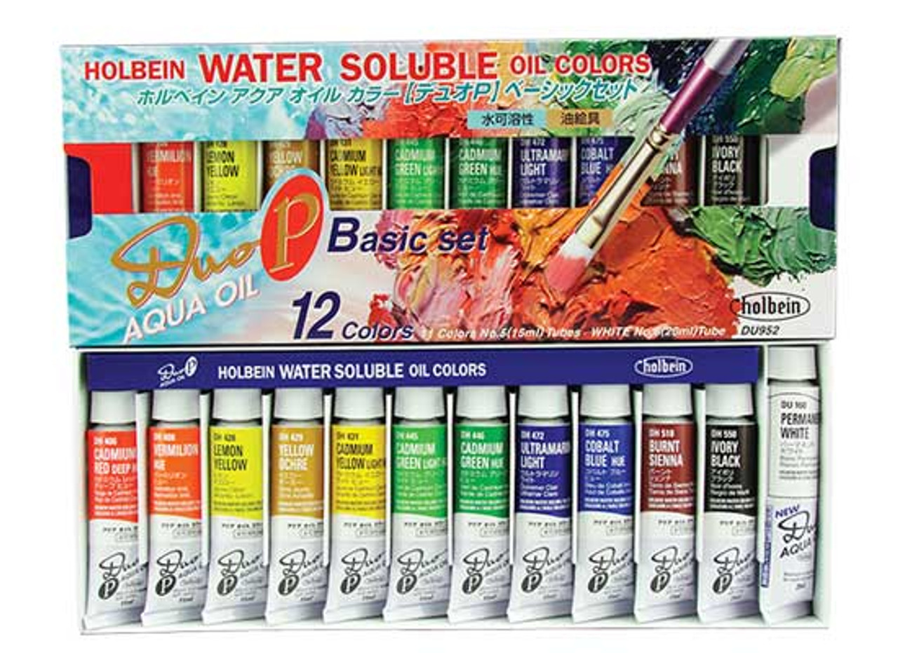 Holbein Duo Aqua Water Soluble Oil Paints and Sets
