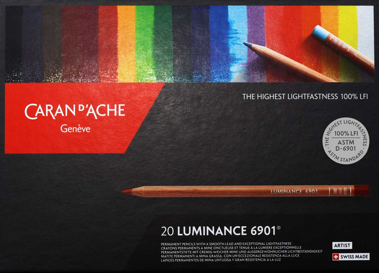 Caran d'Ache : Luminance 6901 : Colour Pencil : Set of 20 Portrait Colours