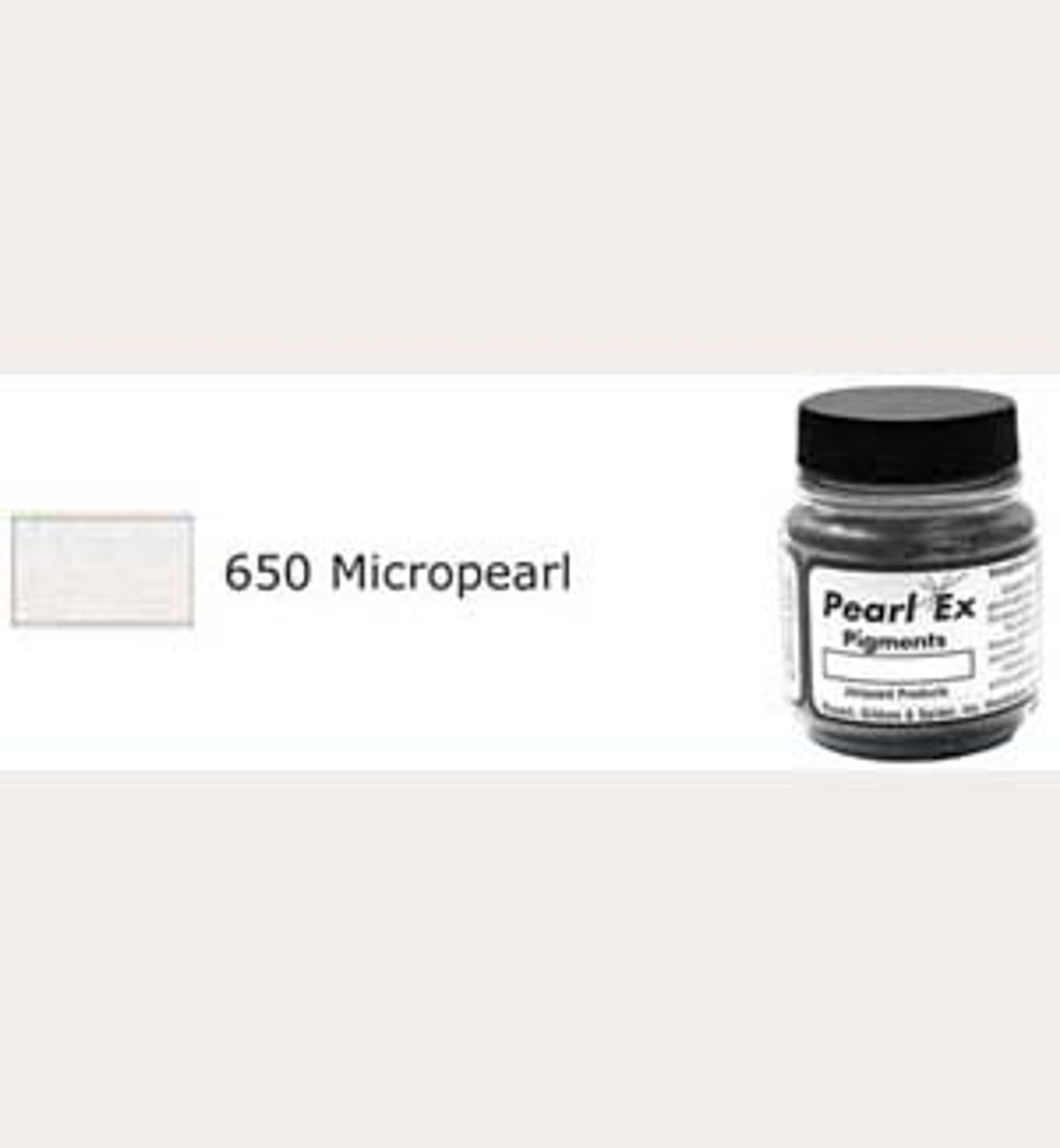 Jacquard Pearl Ex Powdered Pigment 0.75oz Pearl White