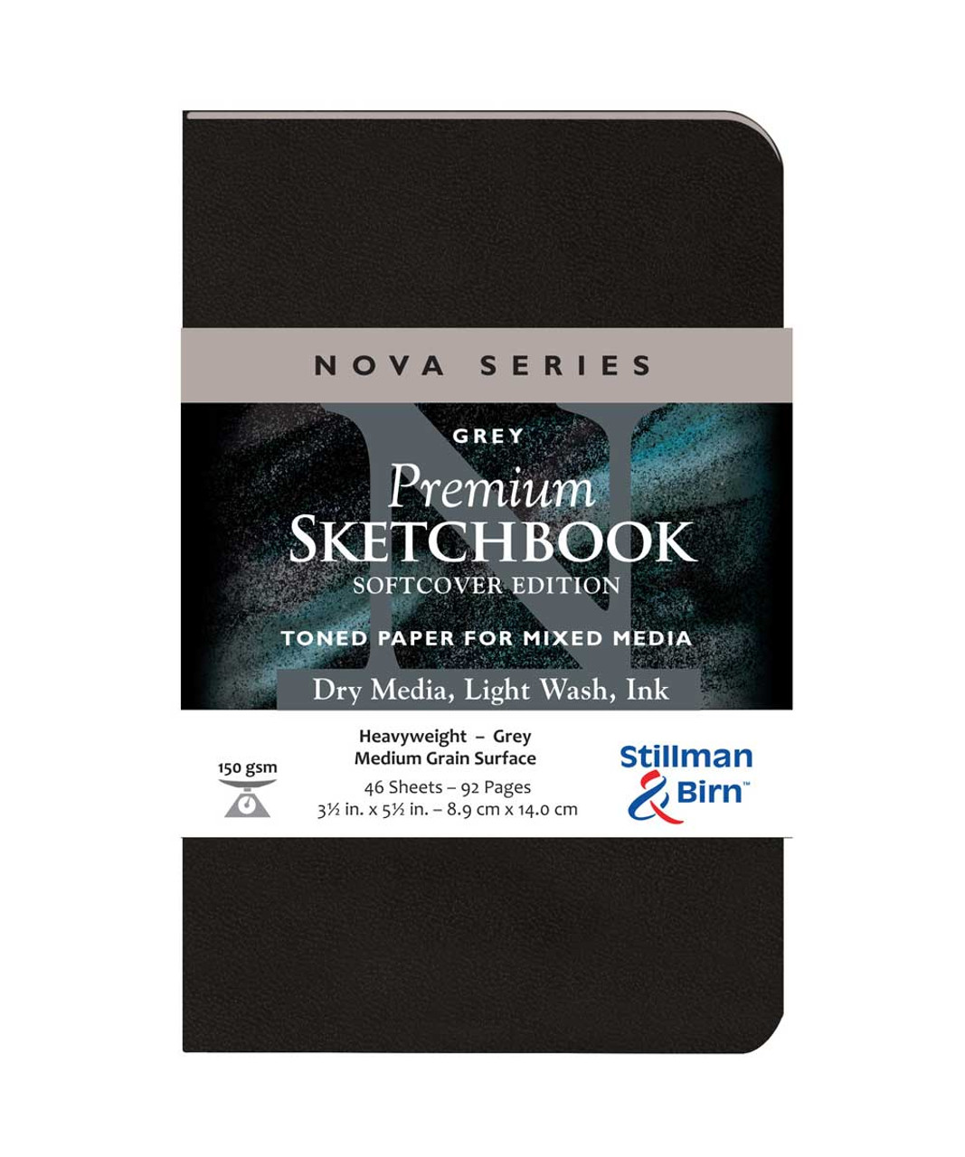 Stillman & Birn Nova Series Softcover 3.5x5.5 Grey - Wet Paint Artists'  Materials and Framing