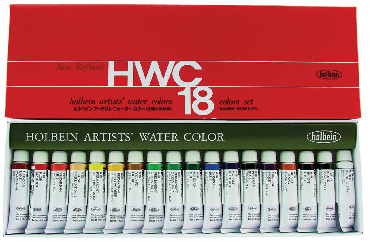 5 ml Holbein Designer Gouache Set of 18