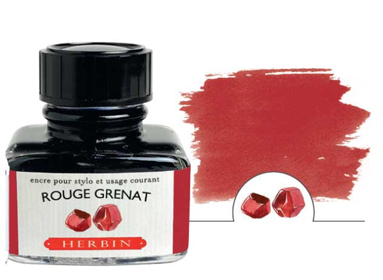 Herbin Rouge Grenat Ink Bottle
