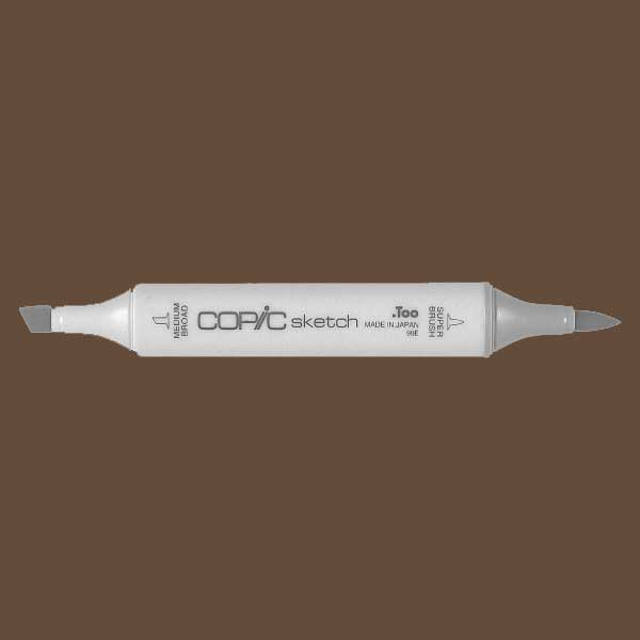 Copic Sketch Dark Bark - A Handcrafted Swatch - MacKendrew Arts