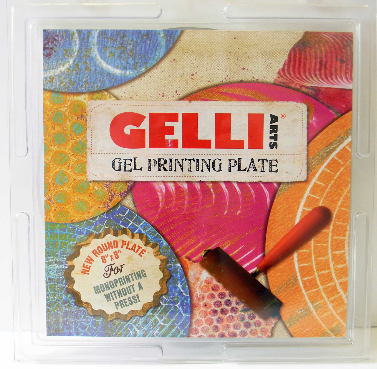 Gelli Gel Printing Plate 8 Round - Wet Paint Artists' Materials and Framing