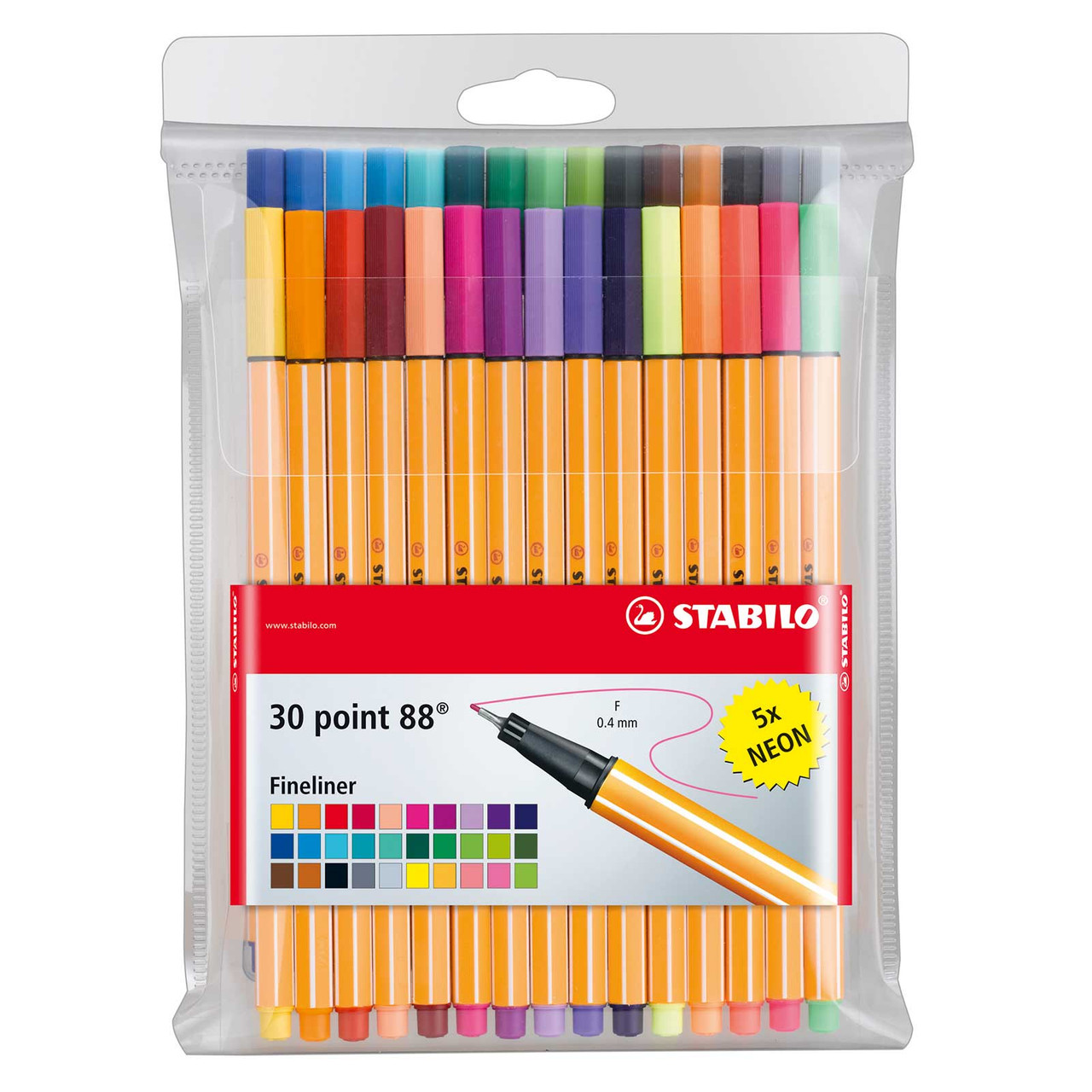 Stabilo Pen 88 Wallet Set of 30 Colors