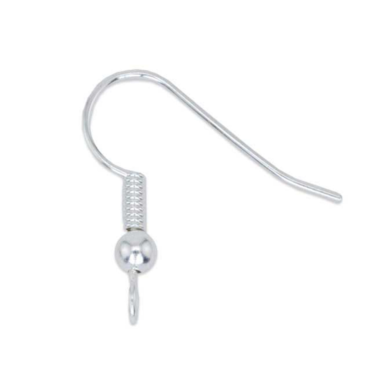 20 Silver Plated Stainless Steel Hooks 